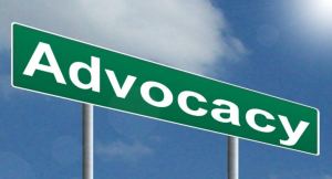 Advocacy Sign for the RPCV-HC one-year anniversary wrap up